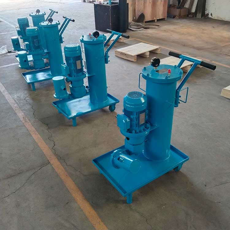 華豫生產供應可移動式油液過濾LUC-40×10濾油機