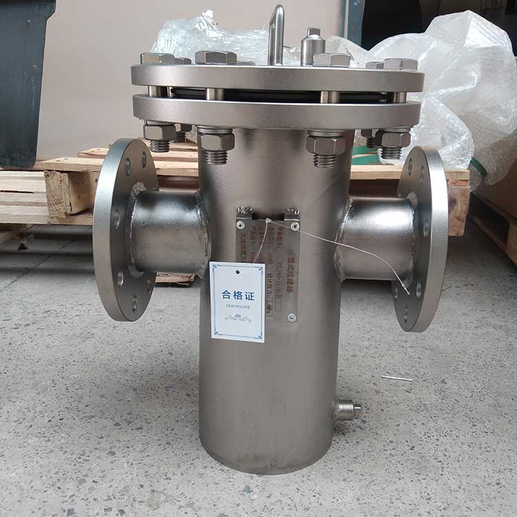 華豫供應(yīng)液體除雜籃式過(guò)濾器HYLS80-16/50目